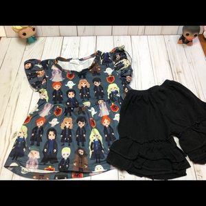 Harry Potter pearl shirt and shorts Set
